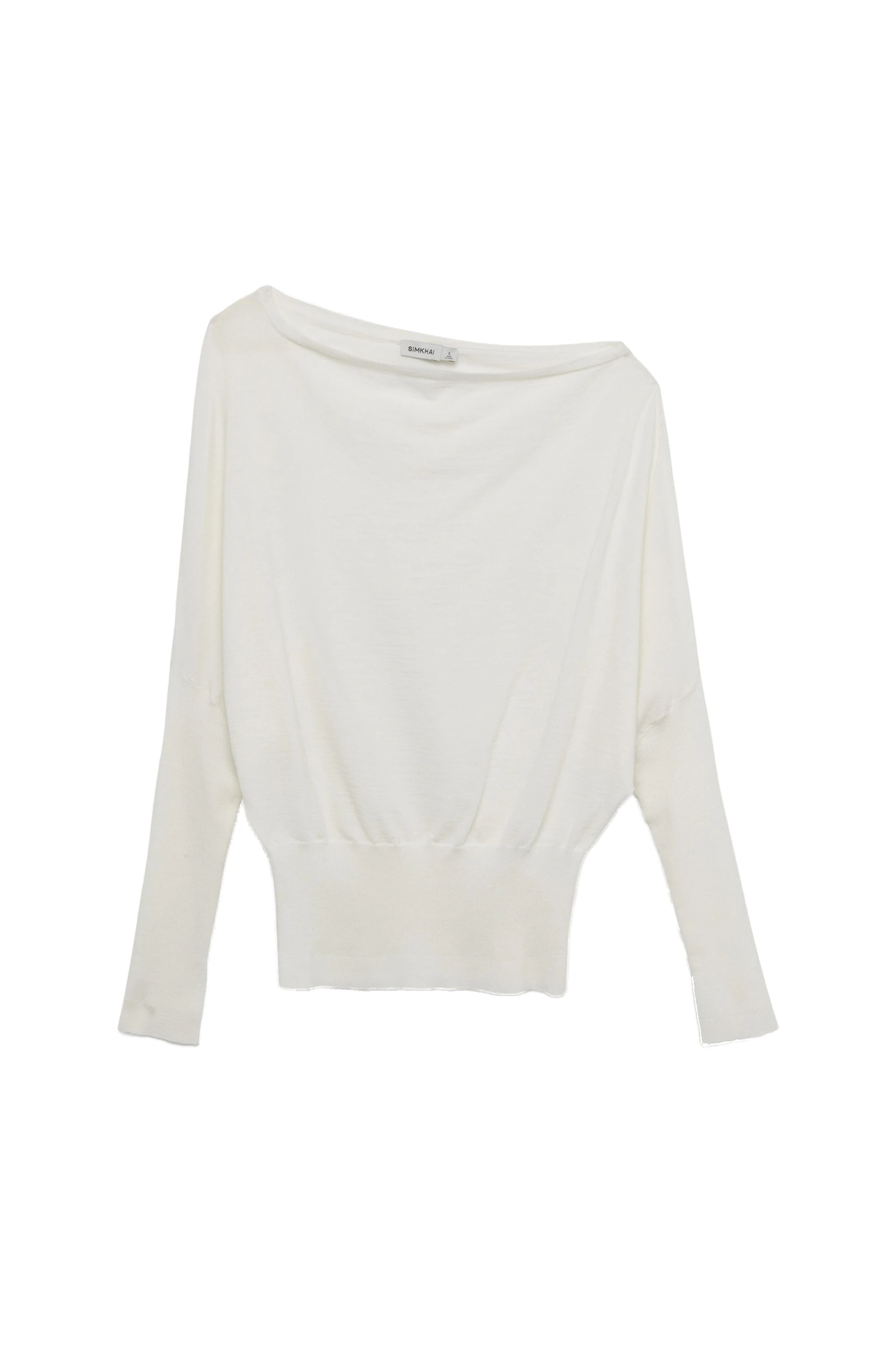 SIMKHAI Lavina Sweater in Ivory SIMKHAI Lavina Sweater in Ivory