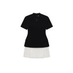 SIMKHAI Leah Blazer Mini Dress in Black Multi