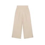 SIMKHAI Leroy Pleated Wide Leg Pant in Stone
