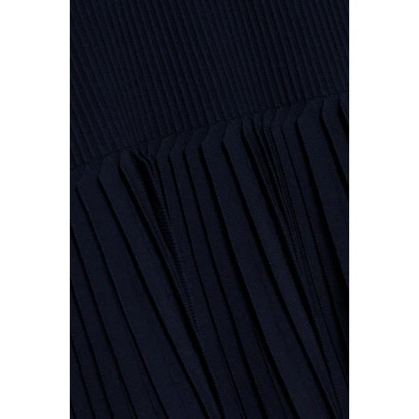 Levie Knit Mini Dress in Midnight - Image 6