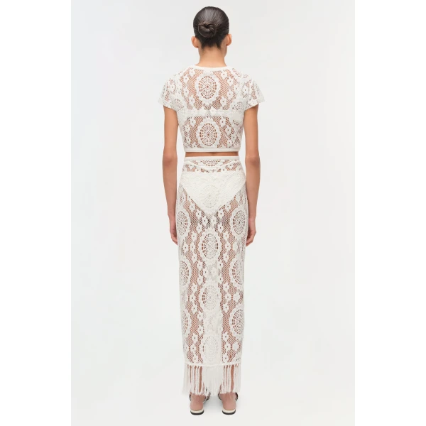 Lidie Lace Top in White - Image 5