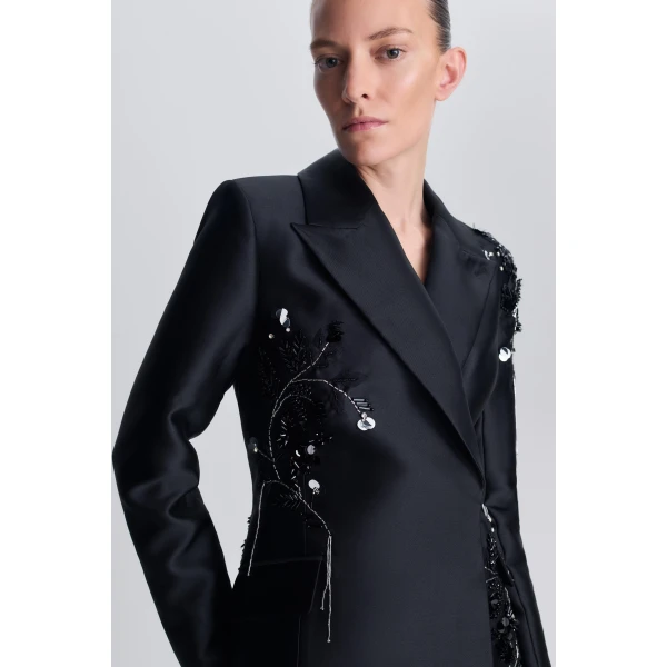 Liri Embellished Blazer in Black - Image 6