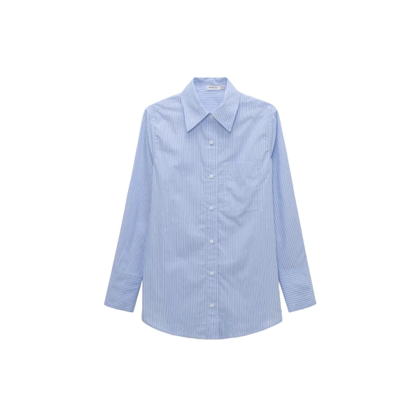 Loen Shirt in Periwinkle Stripe