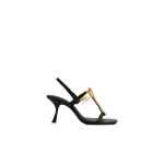 SIMKHAI Lula Dragonfly Heel in Black Gold