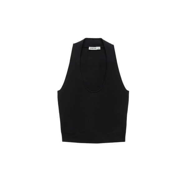 SIMKHAI Lynden Knit Tank in Black