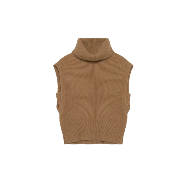 Maple Knit Top in Camel