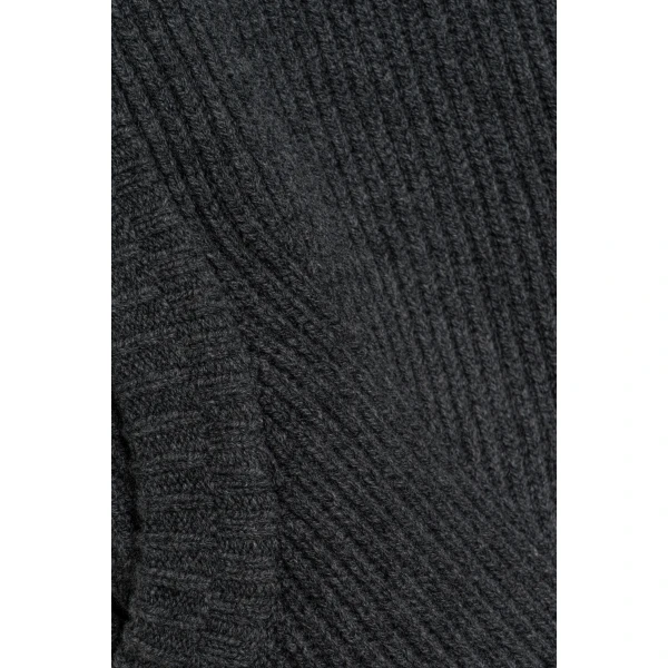 Maple Knit Top in Charcoal Melange - Image 6