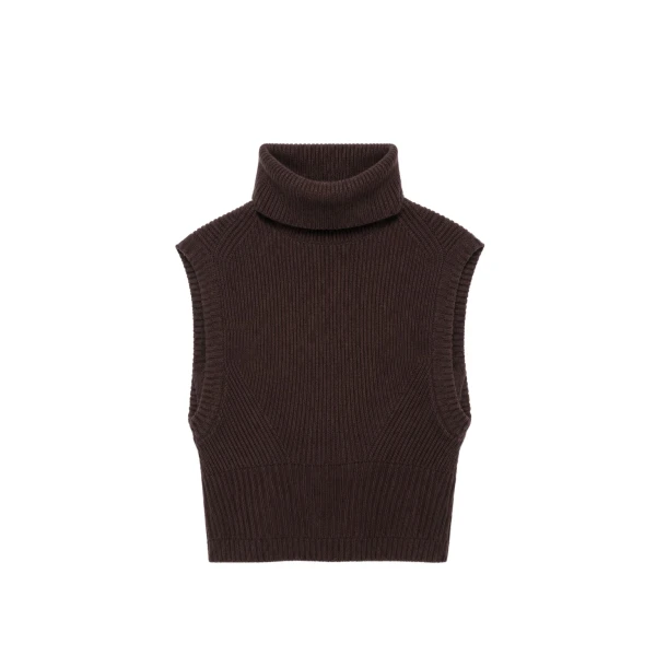 Maple Knit Top in Chocolate