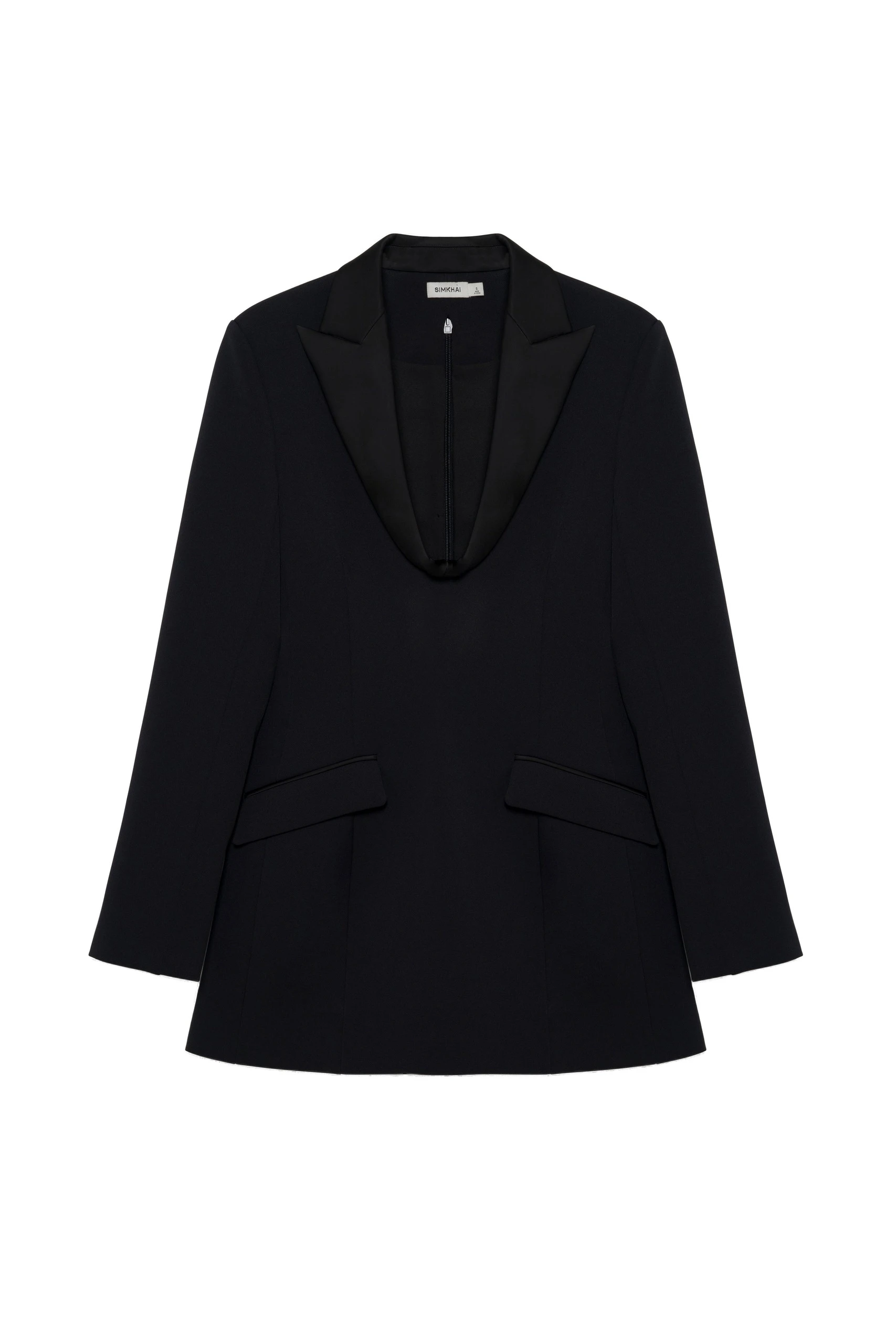 SIMKHAI Marina Blazer Mini Dress in Black SIMKHAI Marina Blazer Mini Dress in Black