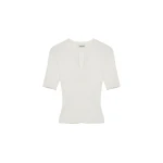 SIMKHAI Miley Knit Top in Ivory