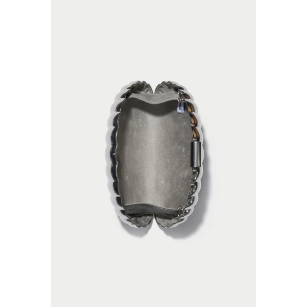 Monet Clutch in Silver - Image 6