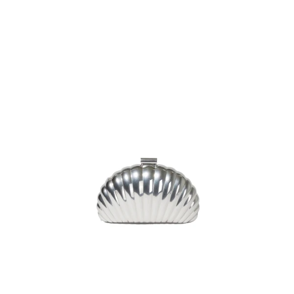 SIMKHAI Monet Clutch in Silver