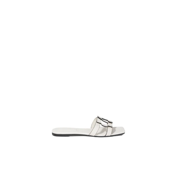 SIMKHAI Monogram Slide in Ivory