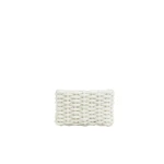 SIMKHAI Morgan Woven Pearl Clutch in Pearl