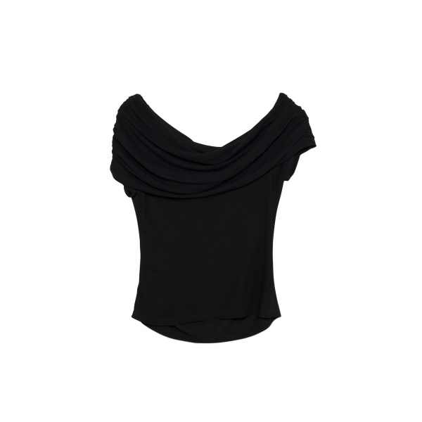 SIMKHAI Natassa Jersey Top in Black