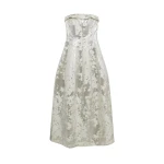 SIMKHAI Octavia Gown in Silver