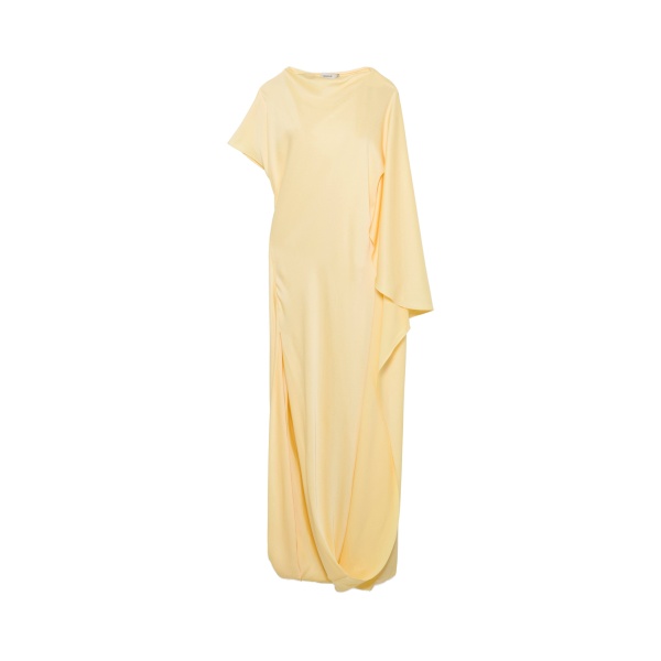 SIMKHAI Ora Satin Gown in Buttercream