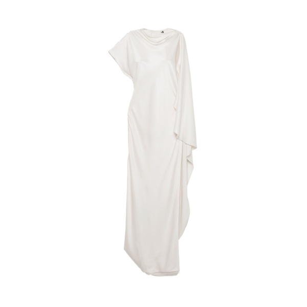 SIMKHAI Ora Satin Gown in Ivory