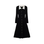 SIMKHAI Philippa Knit Mini Dress in Black
