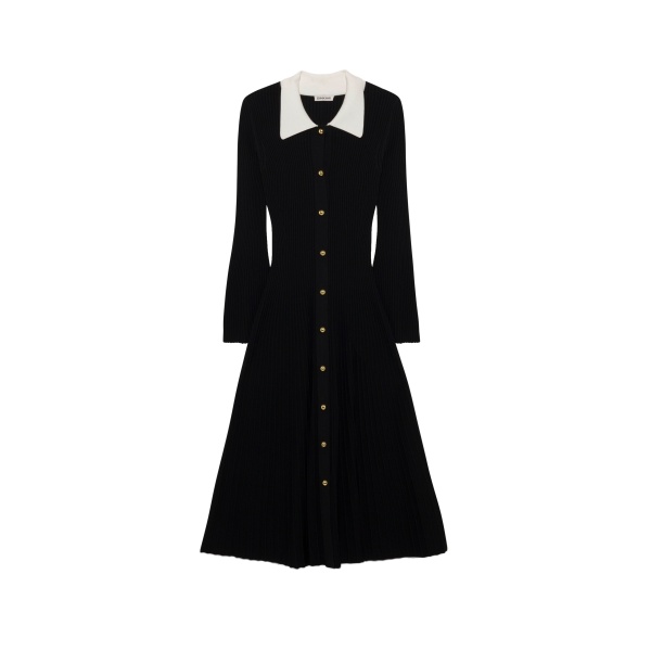 SIMKHAI Philippa Knit Mini Dress in Black