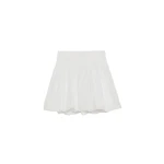 SIMKHAI Pippa Bubble Mini Skirt in White