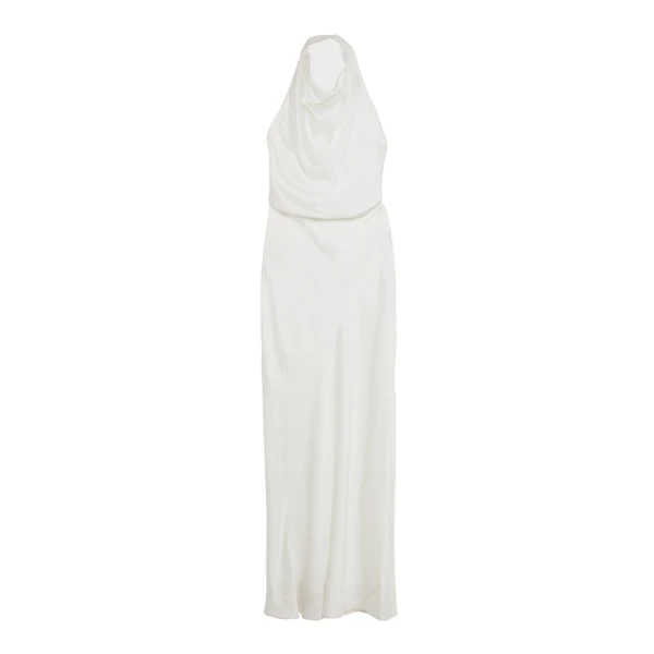 Reannon Satin Gown in Ivory
