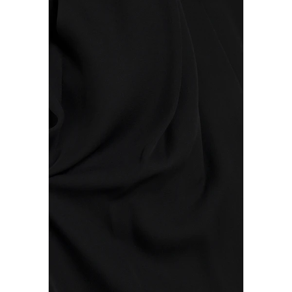 Reid Silk Georgette Pant in Black - Image 6