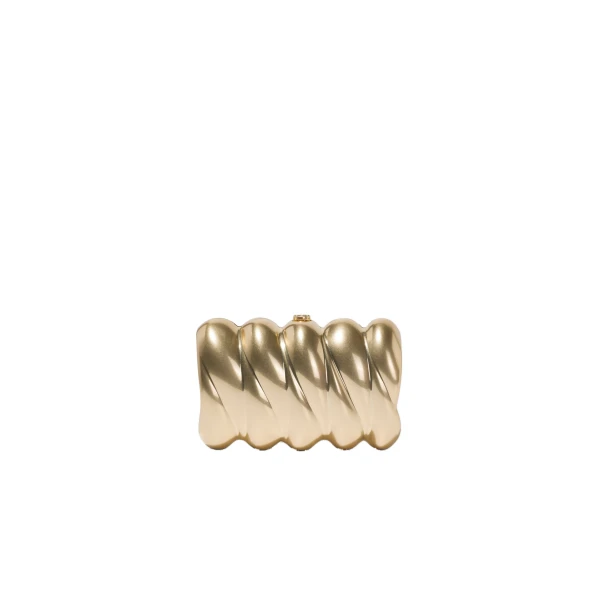SIMKHAI Reya Clutch in Gold