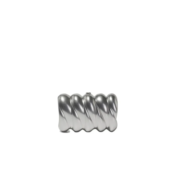 SIMKHAI Reya Clutch in Silver