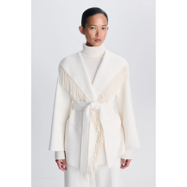 Rowen Fringe Jacket in Frost - Image 6