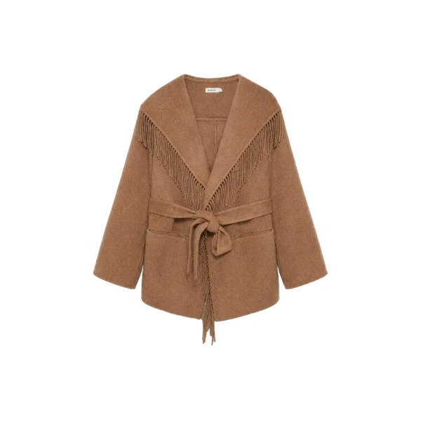 SIMKHAI Rowen Jacket in Camel