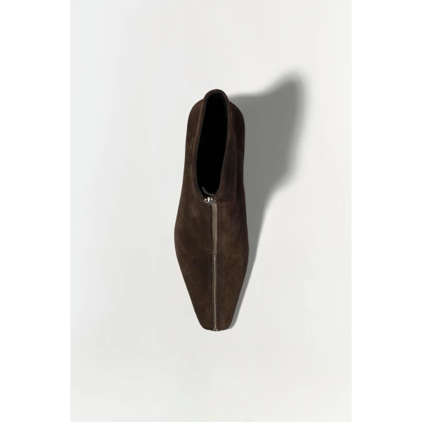 Ryder Suede Zip Boot in Cacao - Image 5