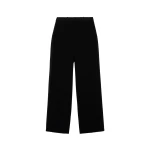 SIMKHAI Sabela Satin Crepe Wide Leg Pant in Black