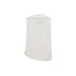 SIMKHAI Samira Satin Cape Top in Ivory