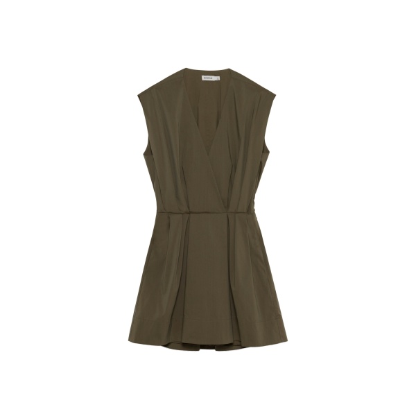 SIMKHAI Sefi Cotton Mini Dress in Sea Turtle