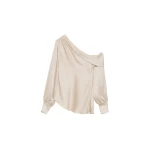 SIMKHAI Signature Alice Top in Champagne