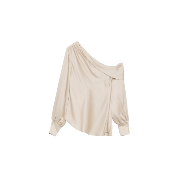 SIMKHAI Signature Alice Top in Champagne