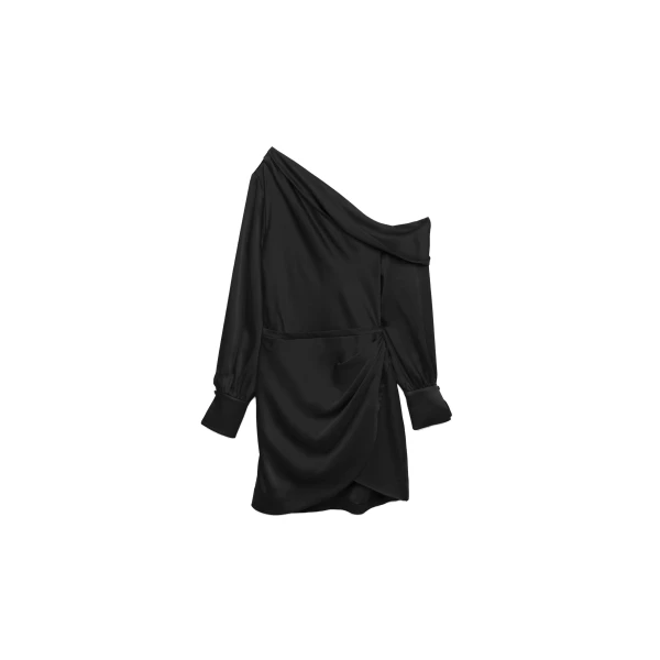 SIMKHAI Signature Cameron Dress in Black
