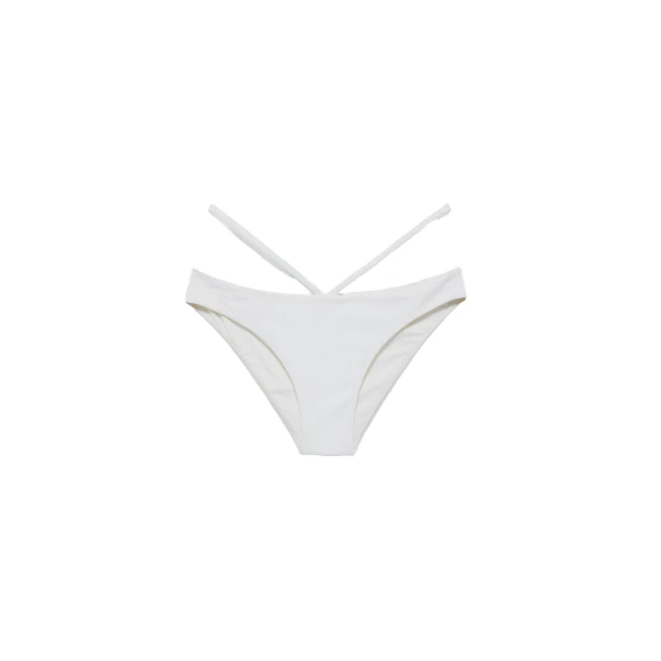 SIMKHAI Signature Emmalynn Bikini Bottom in White