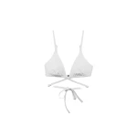 SIMKHAI Signature Harlen Bikini Top in White