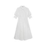 SIMKHAI Signature Jazz Dress in White