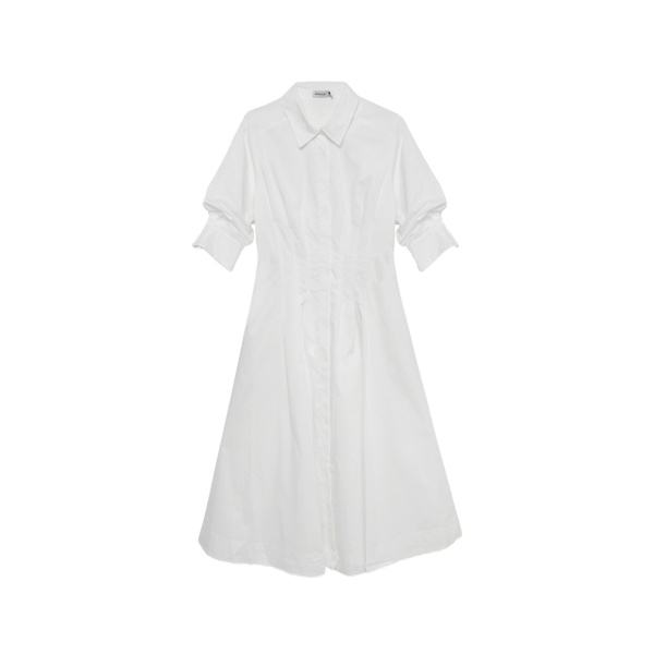 SIMKHAI Signature Jazz Dress in White