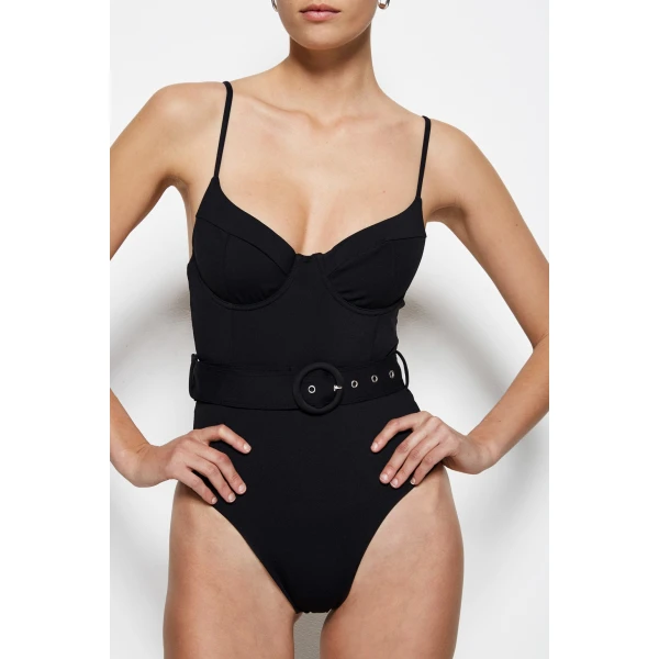 Signature Noa Swimsuit in Black - Image 5