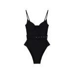 SIMKHAI Signature Noa Swimsuit in Black