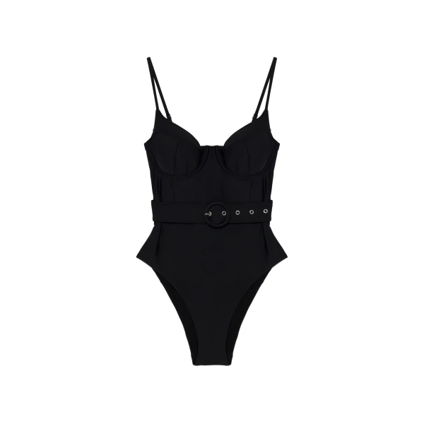 SIMKHAI Signature Noa Swimsuit in Black