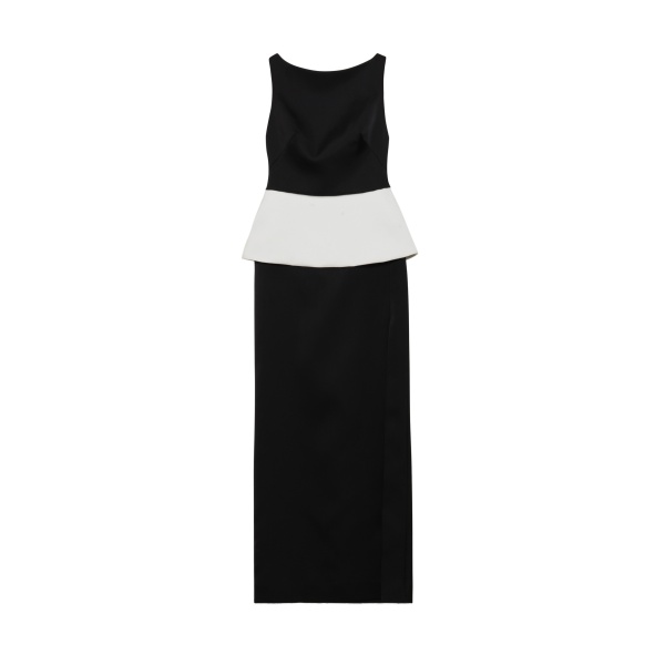 SIMKHAI Sirel Gown in Black Frost Multi