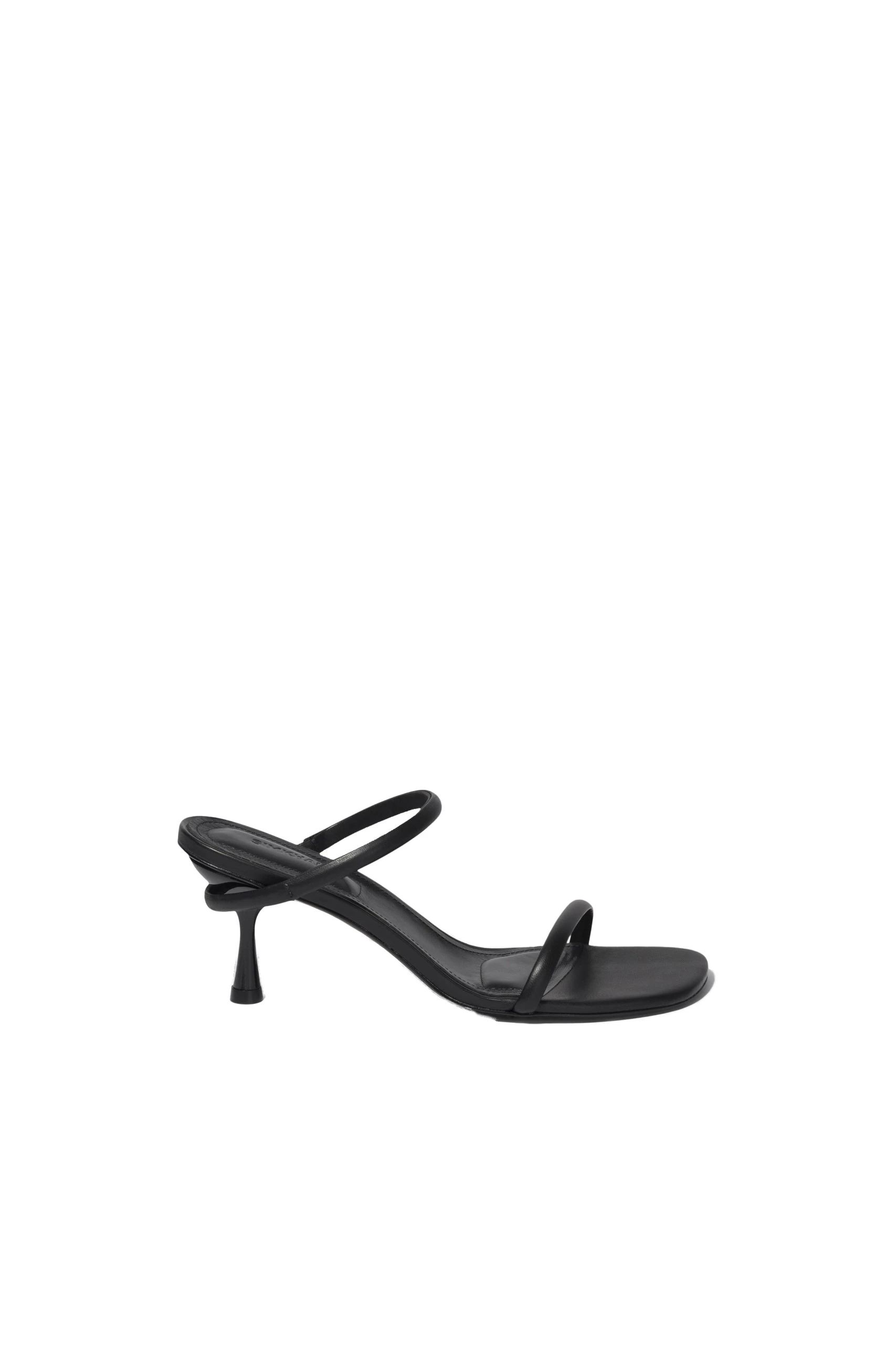 SIMKHAI Siren Low Heel Sandal in Black SIMKHAI Siren Low Heel Sandal in Black