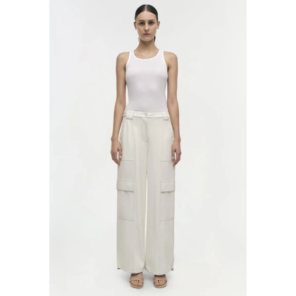 Sofia Pant in Ivory - Image 6