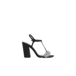 SIMKHAI Stacey Embellished Heel in Black Silver