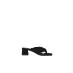 SIMKHAI Stella Suede Block Heel in Black